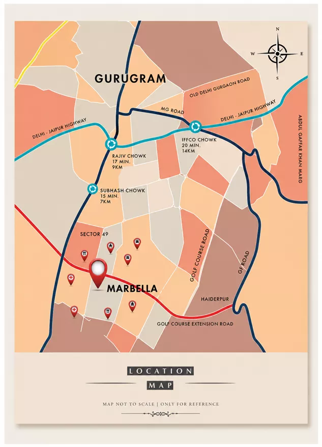 Emaar Marbella Terraces Villas location map